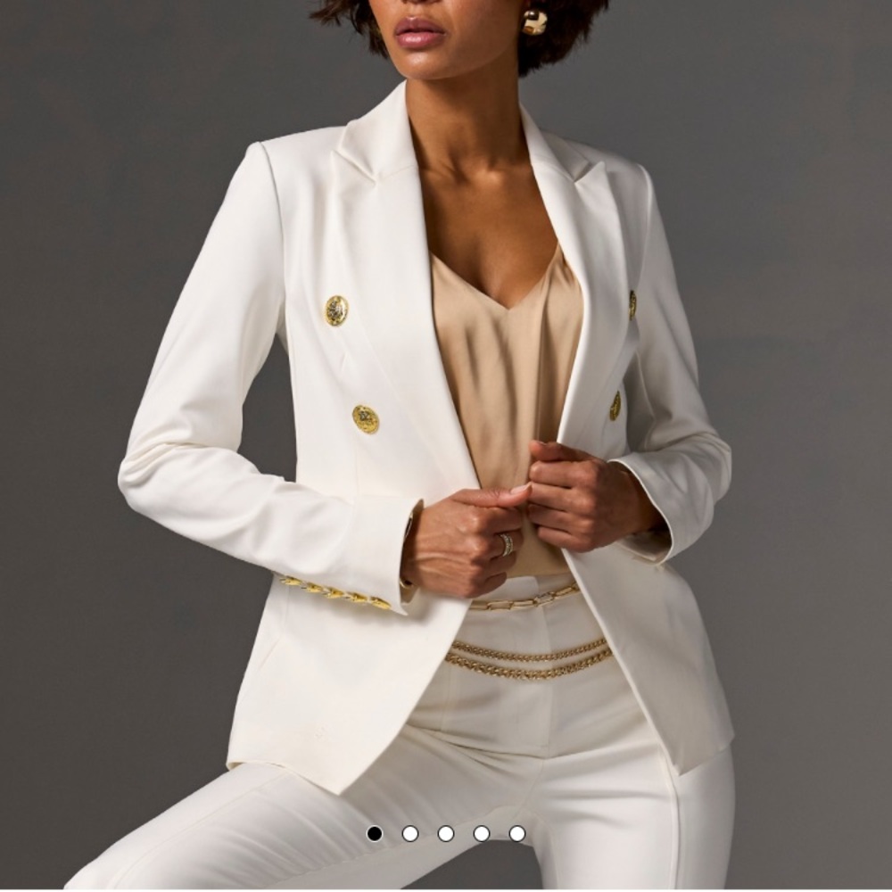 BOSTON PROPER Modern Double-Breasted Blazer